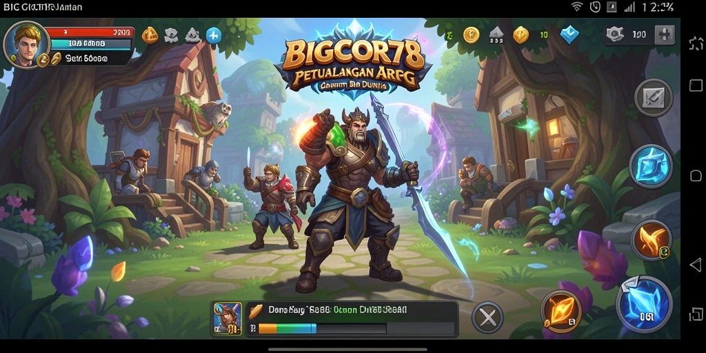 Tampilan gameplay seru dan mendebarkan di BIGCOR78.