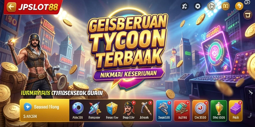 Tampilan unik dari gameplay Tycoon JPSLOT88