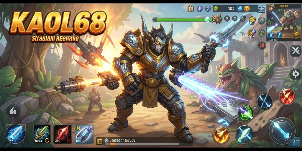 Tampilan gameplay memikat KAOL68 yang penuh strategi.