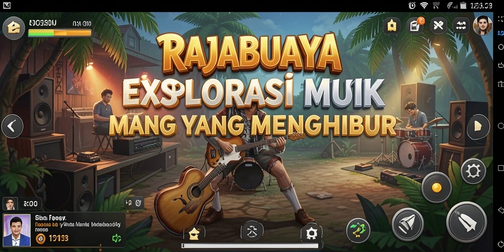 Tampilan gameplay RAJABUAYA yang interaktif dan penuh warna.