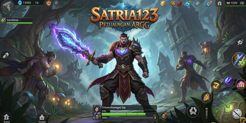 Screenshot SATRIA123 menampilkan aksi seru dalam petualangan ARPG.