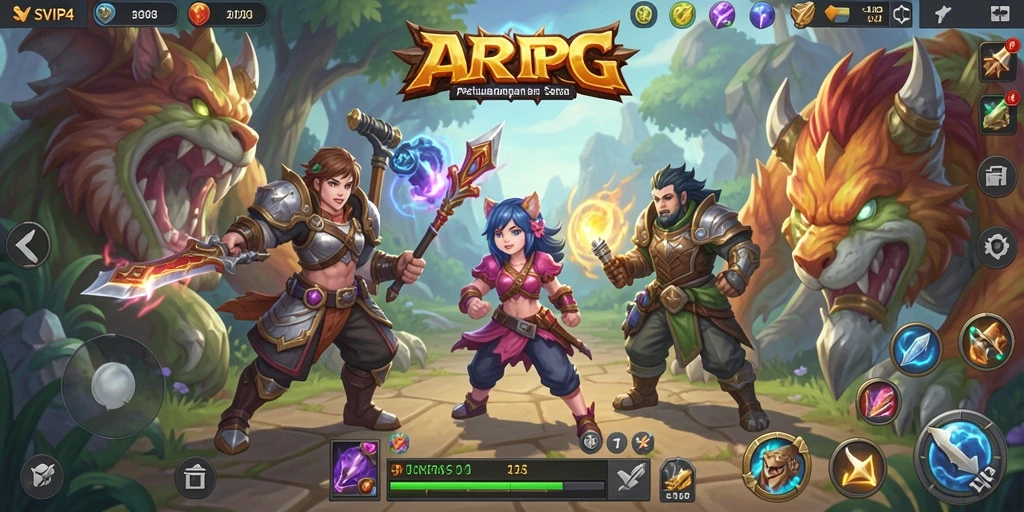 Tampilan menarik dari gameplay seru SVIP4.