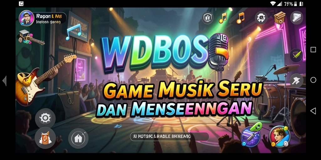 Tampilan gameplay WDBOS yang menarik dan penuh warna.