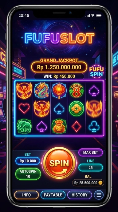 Fitur pencarian cepat pada aplikasi fufuslot.